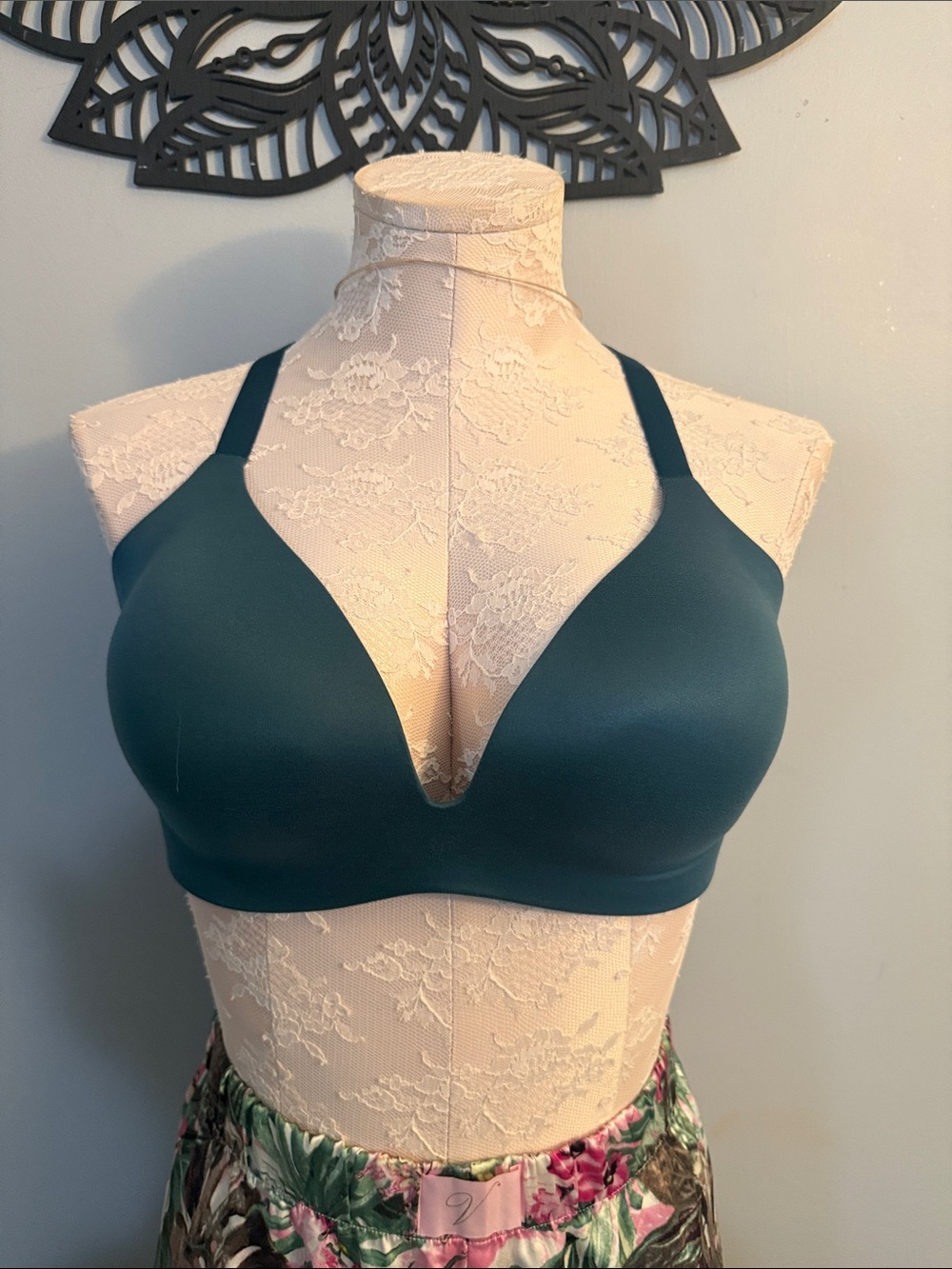 Victoria's Secret Deep Teal Plunge wireless  Bra